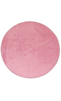 Коврик для ванной D60см Round розовый