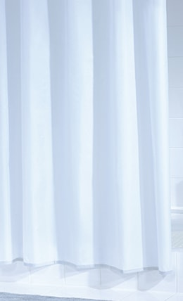 Штора для ванных комнат 180x200 см Standard белая