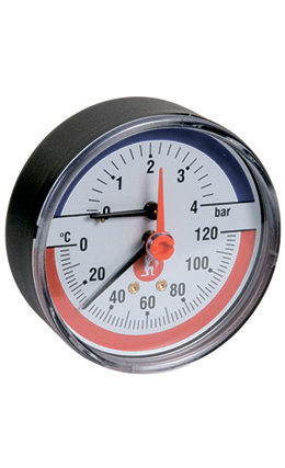 Термоманометр 20°-20°C.0-6 бар